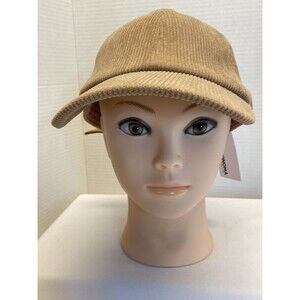 Women's Sonoma Taupe Curved Brim Corduroy Baseball Cap Hat Sporty  Adjustable